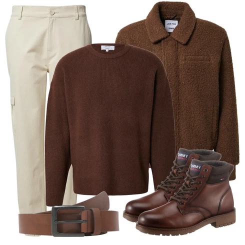 Rot/Schwarz Stiefel Tommy Jeans kombinieren
