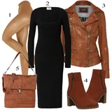 Červené Timberland kozačky outfity image