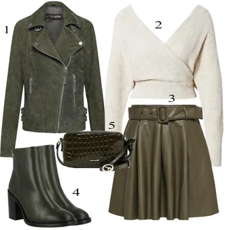 Outfit sa Siva Pletenina Trendyol "Tvoj otmjeni outfit"