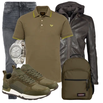 Outfit mit Grün Sneaker Marc O'Polo "Outfit für den Herbst"