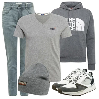 Outfit mit Grau Jeans Tom Tailor "Outfit für den Herbst"