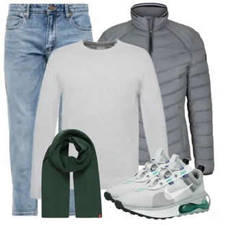 Outfit mit Grau Sneaker Nike Sportswear "Perfekt für den Herbst"