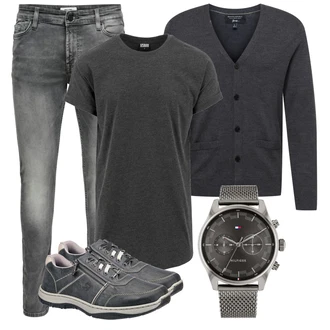 outfit mit Siva Čevlj Rieker "Priložnostna oblačila"