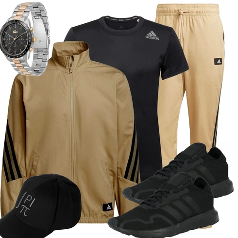 Grün Sportjacke Adidas Performance kombinieren