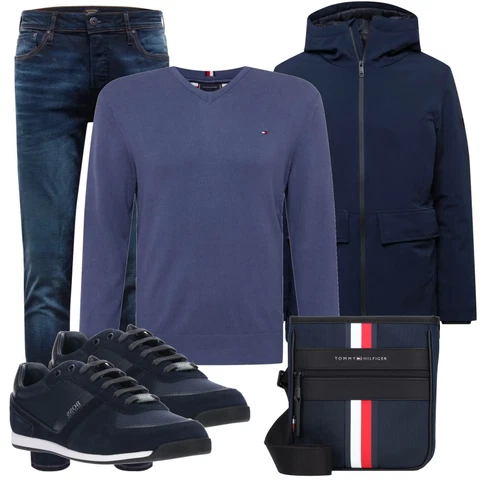 Schwarz Winterjacke ESPRIT kombinieren