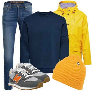 Outfit mit Orange Unkategorisiert Volcom "Praktischer Look"