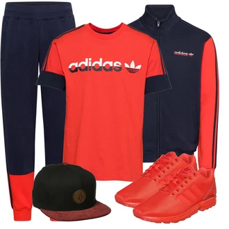 Outfit mit Blau Hut Volcom "Sport Outfit"