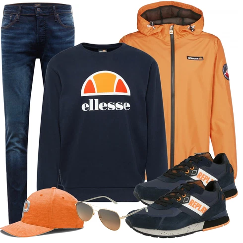 Orange Hut Puma kombinieren