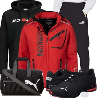 Outfit mit Accessoire/Sportrucksack Puma "Sportliches Outfit"
