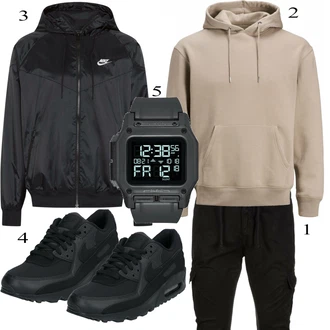 outfit mit Črna Superga Nike Sportswear "Priložnostna oblačila"