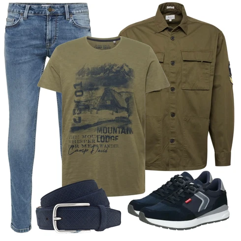 Weiß/Blau Hose Only & Sons kombinieren