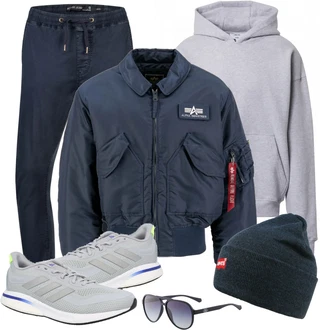 Outfit mit Schwarz Hut levi's "Alltags Outfit"