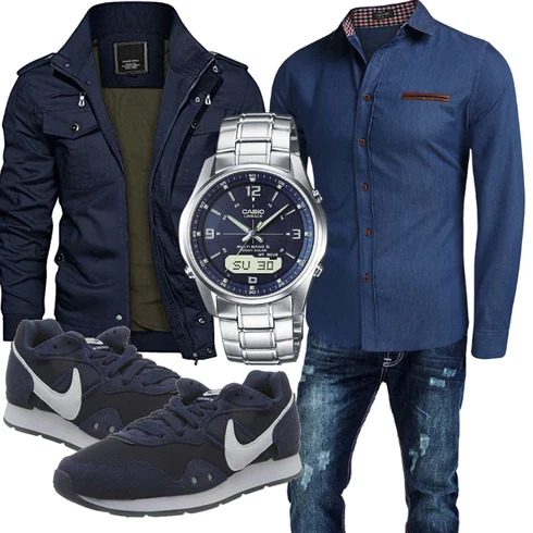 Blau Tasche/Hose/Bademode/Unkategorisiert/Sommerjacke KEFITEVD kombinieren