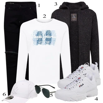 outfit mit Siva Superga Fila "Vsakdanja oblačila"