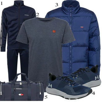 outfit mit Črna Under Armour "Priložnostna oblačila"