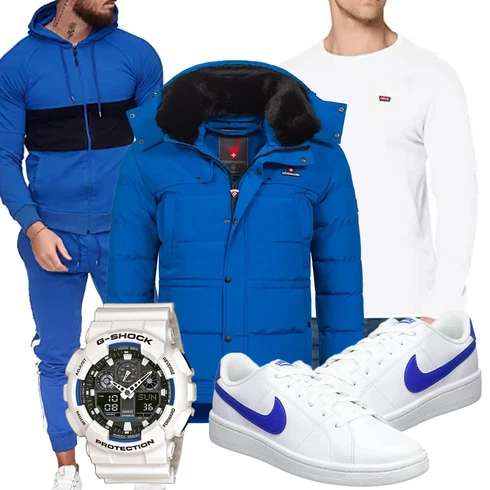 Grau Schuh Casio kombinieren