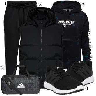 outfit mit Črna Superga Adidas Performance "Vsakdanja oblačila"