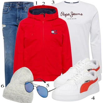 outfit mit Siva Superga Puma "Praktičen videz"