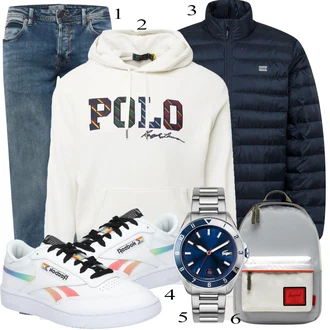 outfit mit Siva Superga Reebok Classic "Priložnostna oblačila"