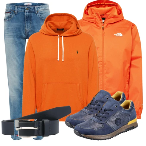 Grau Sneaker/Leder Sneaker Rieker kombinieren