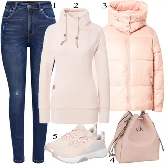 outfit mit Čevlj Superga Nike "1"