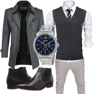 Outfit mit Strickjacke/Pullunder "Business Outfit"