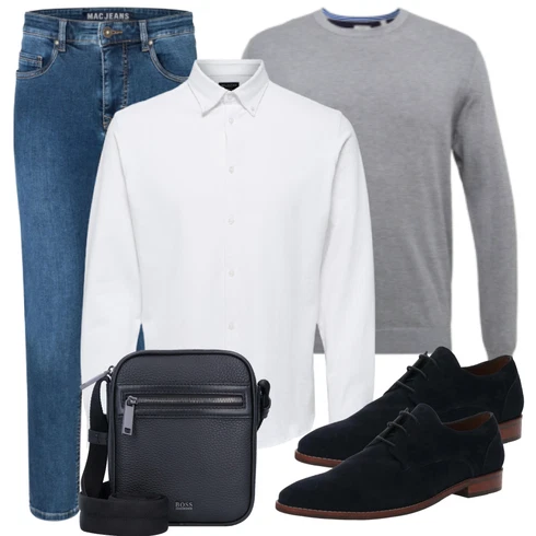 Grau Hoodie ESPRIT kombinieren