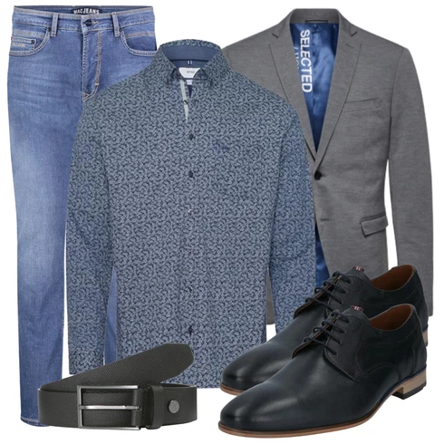 Blau Jeans MAC kombinieren