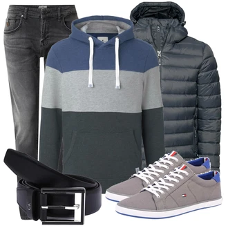 Outfit mit Grau SommerJacke Superdry "Cooles Herbst Outfit"