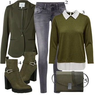 outfit mit Črna Women's Boleros and Ponchos Ichi "1"