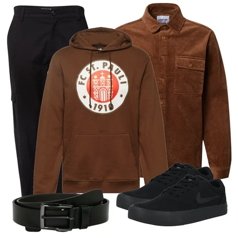 Rot/Grau Sommerjacke DAN FOX APPAREL kombinieren