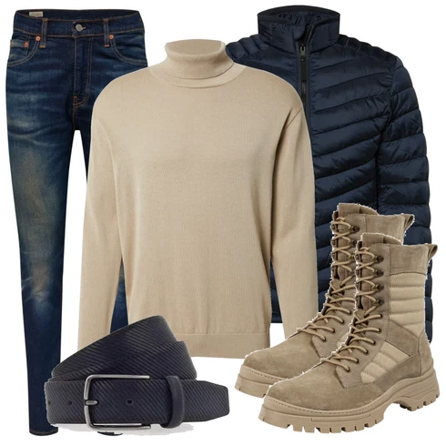 Grün Stiefel DAN FOX APPAREL kombinieren