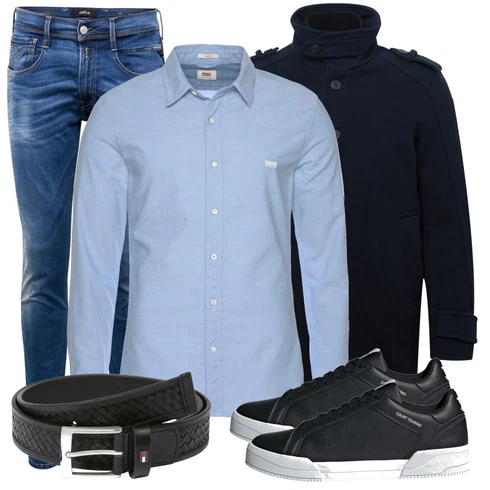 Blau Hose Replay kombinieren