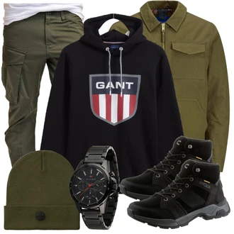 Outfit mit Schwarz Hut North Sails "Cooles Outfit"