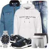Modra Dickies outfiti za dame image