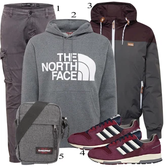 outfit mit Rdeča Čevlj Superga Adidas Originals "Priložnostna oblačila"