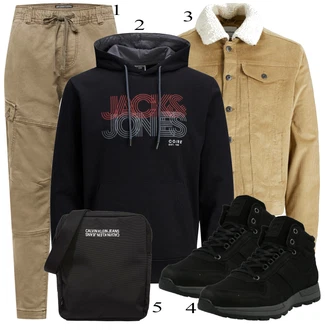 outfit mit Črna Čevlj Superga Bullboxer "Priložnostna oblačila"