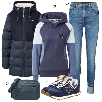 Outfit sa Crna Tenisica New Balance "Tvoj otmjeni outfit"