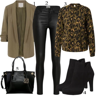 outfit mit Črna Torba za čez ramo Armani Exchange "1"