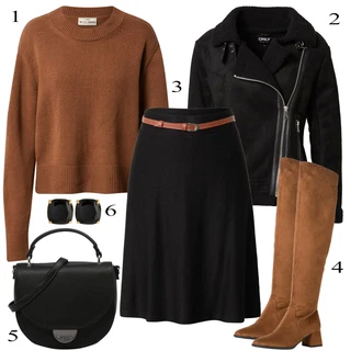 Outfit sa Zeleno/Crvena Čizmica Tamaris "Tvoj otmjeni outfit"