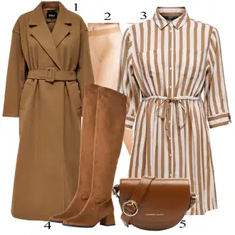 Outfit sa Crvena Torba Za Preko Ramena Fabienne Chapot "Tvoj otmjeni outfit"