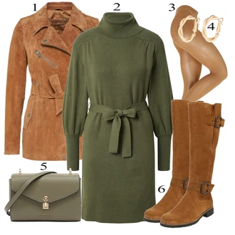 outfit mit Rjava Nogavica & Hlačna nogavica Hlačna nogavica Falke "1"