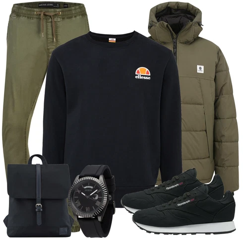 Grün Sportjacke Element kombinieren