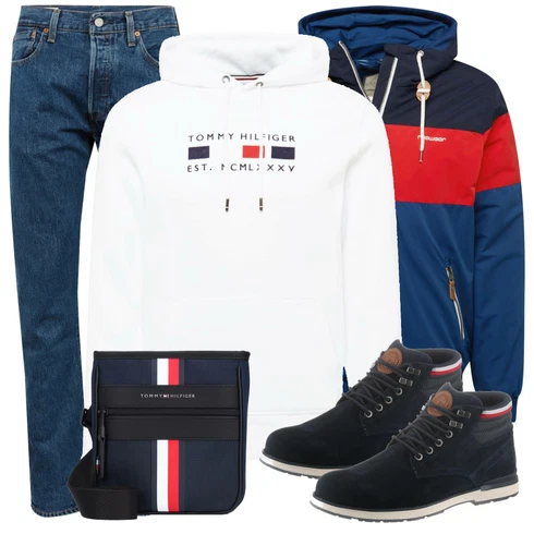 Blau Hose levi's kombinieren