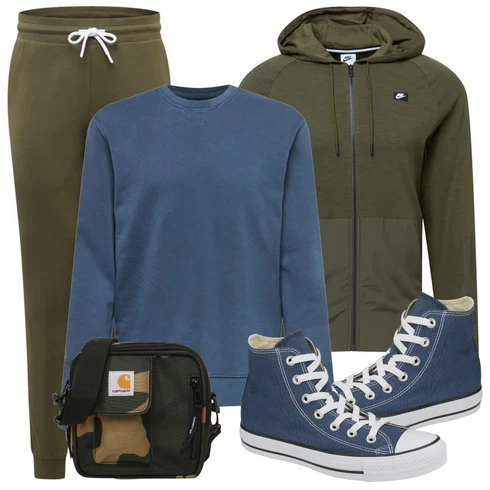 Türkis Hoodie Sweatshirt Only & Sons kombinieren