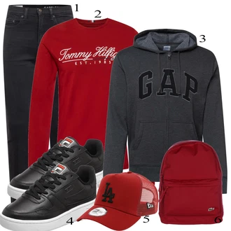 outfit mit Črna Superga Fila "Priložnostna oblačila"