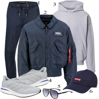 outfit mit Siva Superga Adidas Performance "Športna oblačila"