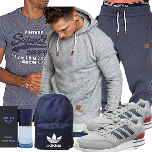 T-Shirt kombinieren mit Hoodie