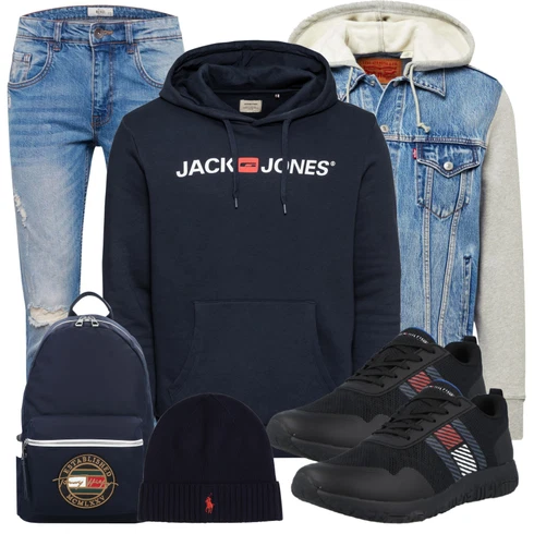 Schwarz Accessoire Hut Polo Ralph Lauren kombinieren