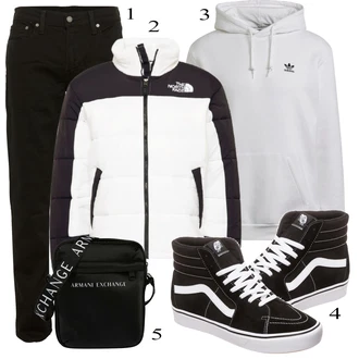 outfit mit Črna Superga Vans "Priložnostna oblačila"